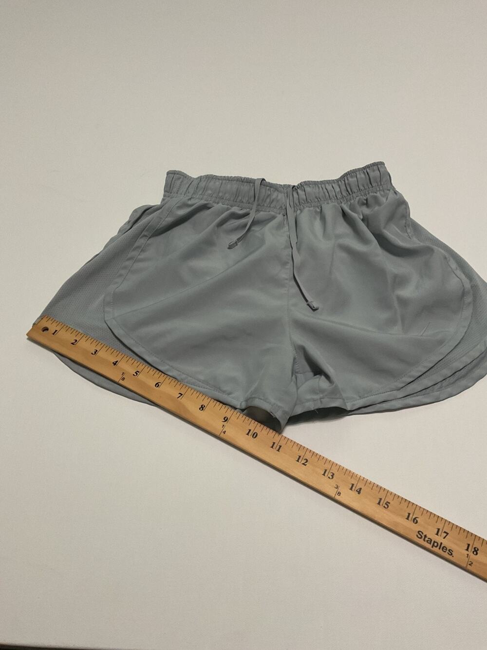 Nike Tempo Women's Running Shorts XS Gray Dri-FIT Lined Athletic Gym Workout